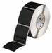Pre-Cut Label Stock Roll Black Gloss