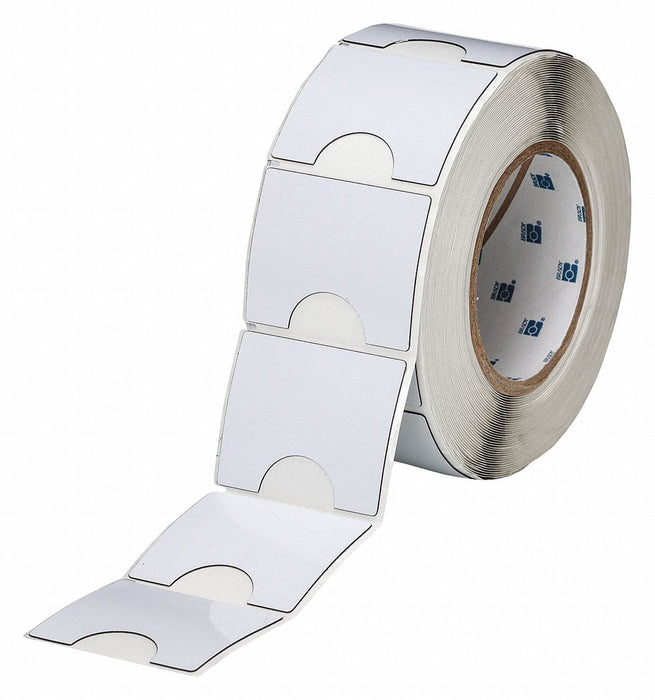 Pre-Cut Label Stock Roll White Gloss