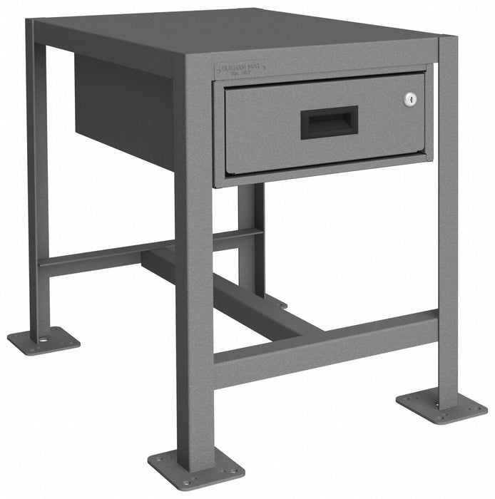 Fixed Work Table Steel 24 W 18 D