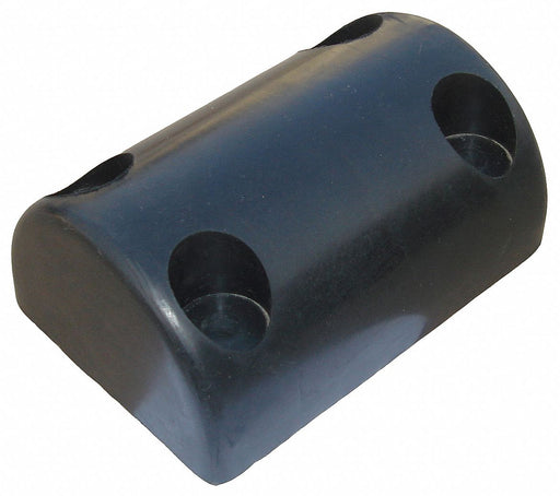Dock/Body Bumper 8x3-1/2x5-1/2 In Rubber
