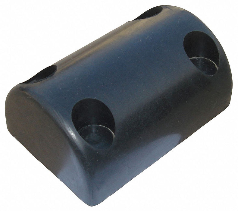 Dock/Body Bumper 8x3-1/2x5-1/2 In Rubber