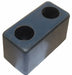 Dock/Body Bumper 6x3-1/2x3-1/2 In Rubber