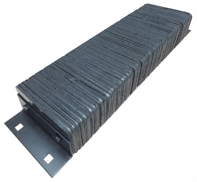 Dock Bumper 38x4-1/2x10 in Rubber