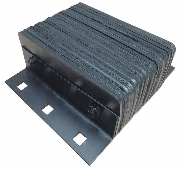 Dock Bumper 14x4-1/2x12 in Rubber