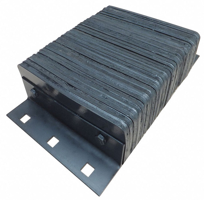 Dock Bumper 20x4-1/2x12 in Rubber