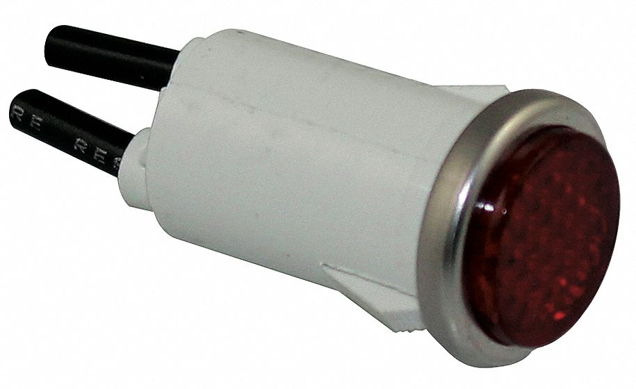 N0001 Flush Panel Light Red 120 V AC/DC