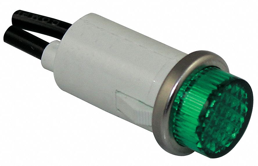 N0009 Raised Panel Light Green 24 V AC/DC