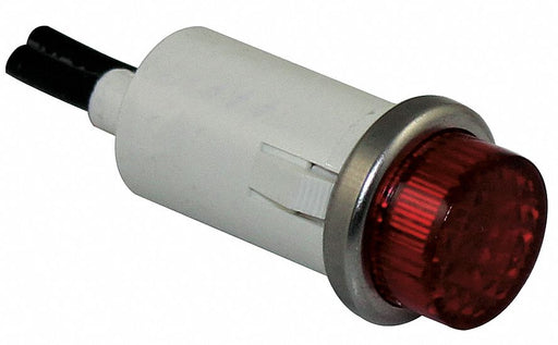 N0009 Raised Panel Light Red 120 V AC/DC
