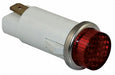 Raised Panel Light Red 120 V AC/DC