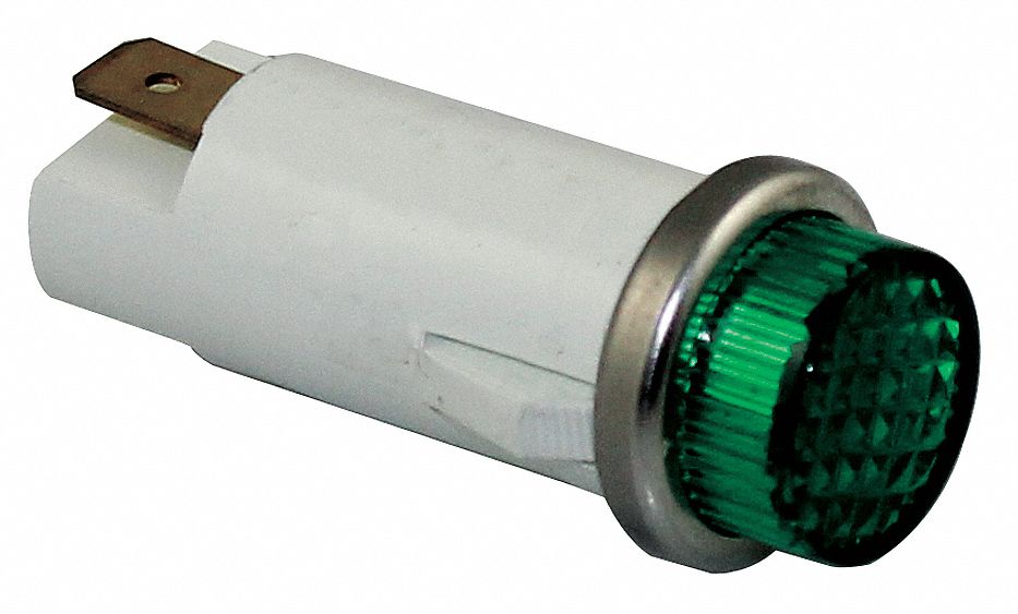 N0008 Raised Panel Light Green 120 V AC/DC