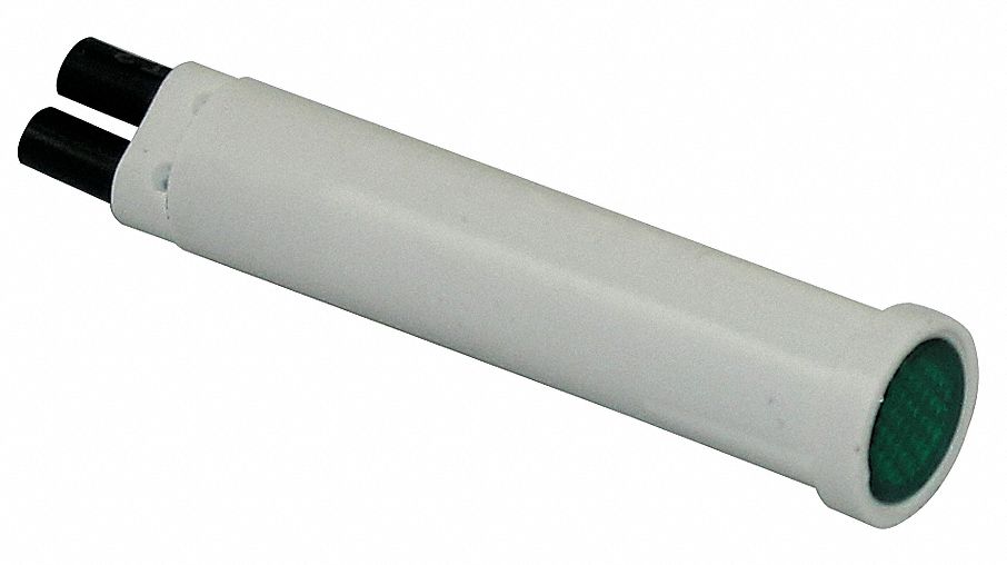 N0007 Flush Panel Light Green 120 V AC/DC
