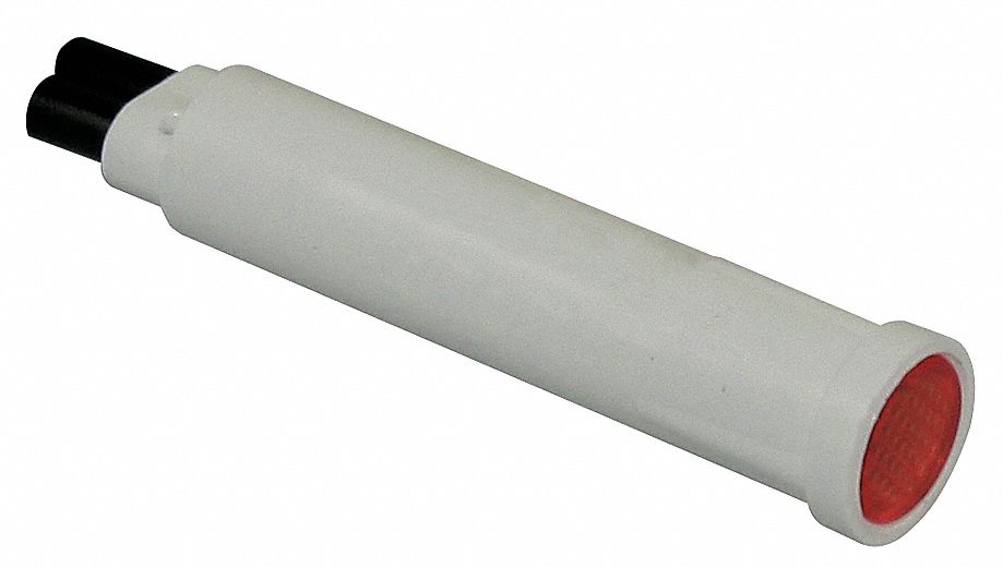 N0007 Flush Panel Light Amber 120 V AC/DC