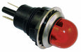 N0016 Raised Panel Light Amber 120 V AC