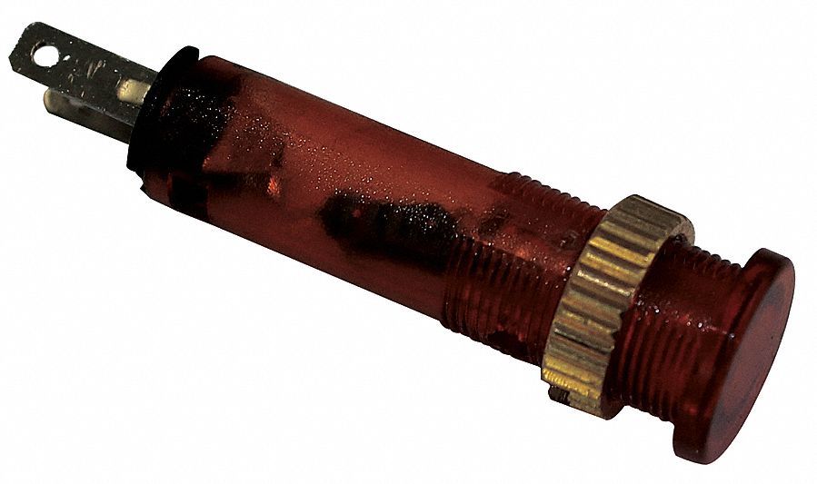 N0002 Flush Panel Light Amber 12 V AC/DC