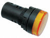Raised Panel Light Amber 24 V AC/DC