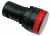 N0020 Raised Panel Light Red 240 V AC