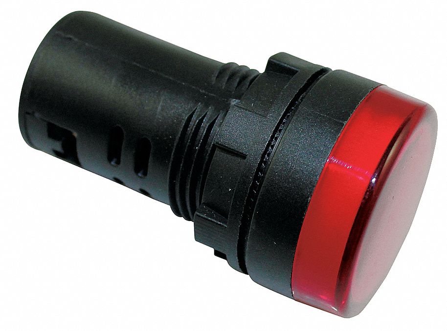 N0020 Raised Panel Light Red 240 V AC