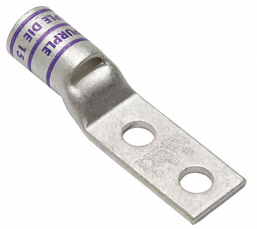 TwoHoleLugCmprsnConn STD Purple 15