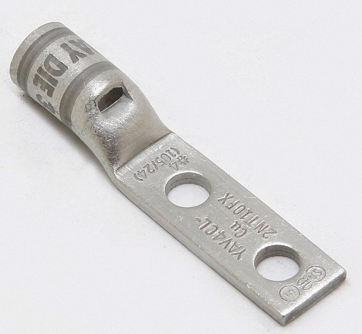 TwoHoleLugCmprsnConn STD Gray 346/8