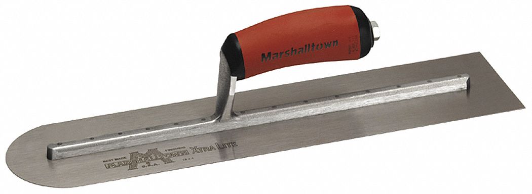 RoundedFrntTrowel 14inL 4inW CarbonSteel