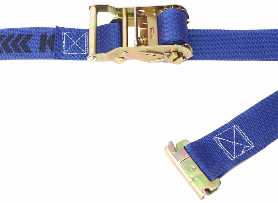 M6844 Tie Down Strap E-Track Blue
