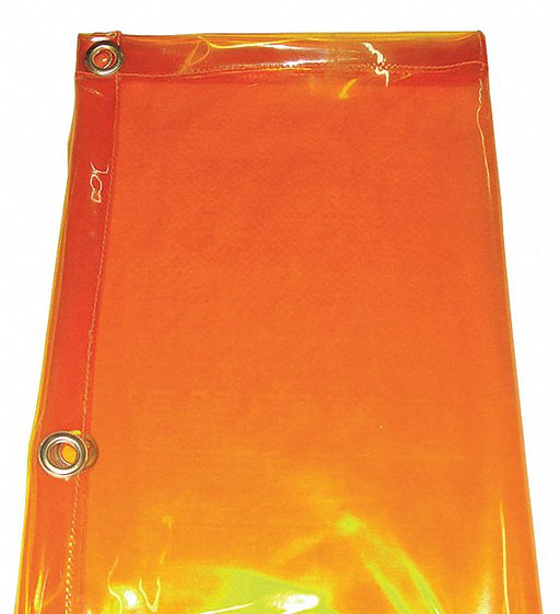 Welding Curtain 4 ft H 6 ft W Yellow