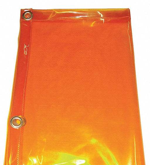 Welding Curtain 6 ft H 6 ft W Yellow