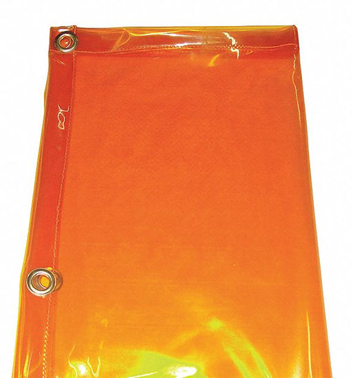 Welding Curtain 6 ft H 8 ft W Yellow