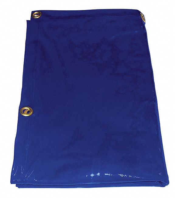Welding Curtain 6 ft H 8 ft W Blue