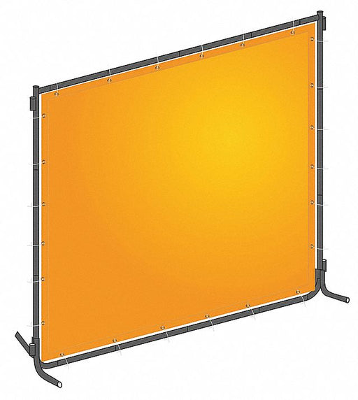 Welding Screen 4 ft H 6 ft W Yellow