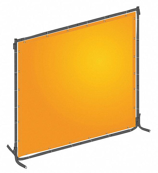 Welding Screen 6 ft H 6 ft W Yellow