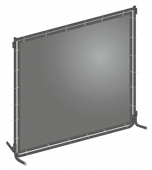 Welding Screen 6 ft H 8 ft W Gray
