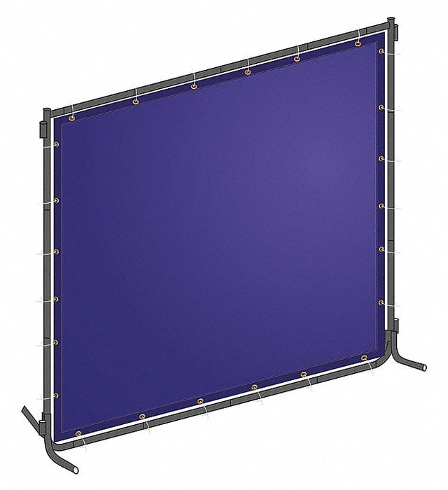 Welding Screen 4 ft H 6 ft W Blue