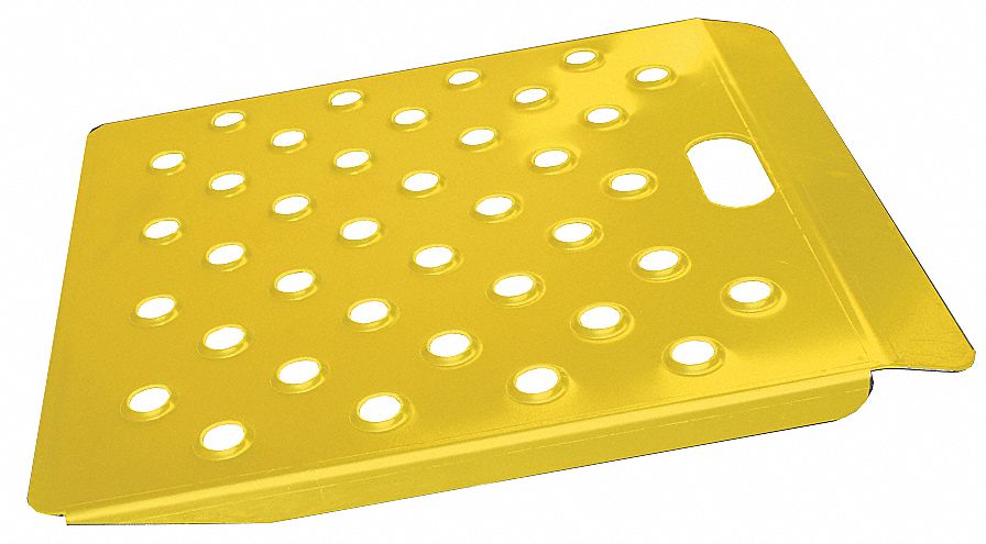 Curb Ramp Alum. Yellow 22 in W 24 in L