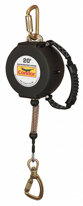 Self-Retracting Lifeline 20 ft L 1Leg