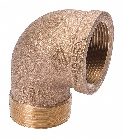 90 Street Elbow Brass 2 in MNPT x FNPT