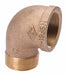 90 Street Elbow Brass 1 1/4 in NPT