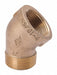45 Street Elbow Brass 1 in