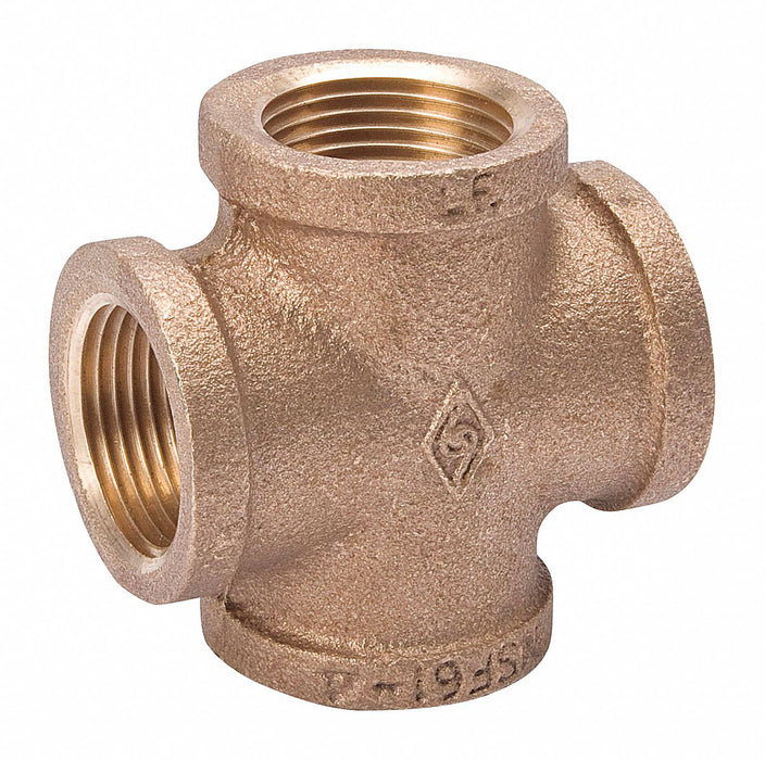 Cross Brass 1/2 in Pipe Size