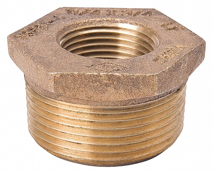 Hex Bushing Brass 1 x 3/8 in