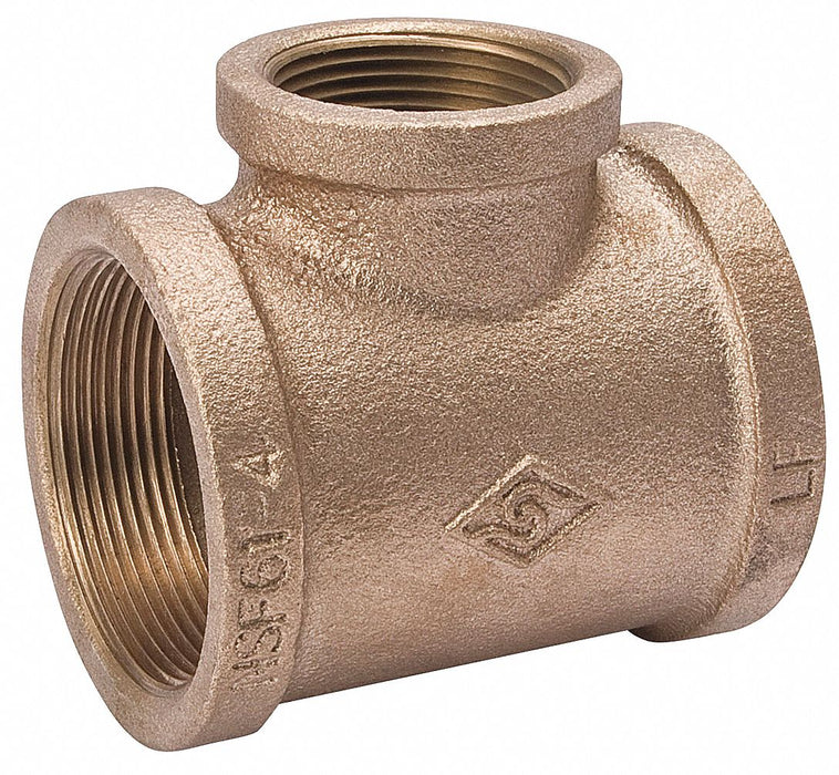 Branch Tee Brass 3/4 x 1/2 x 3/4 in FNPT