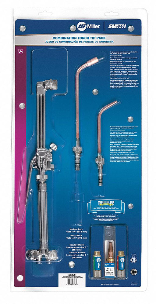 MILLER WH100 Combo Torch and Tip Kit