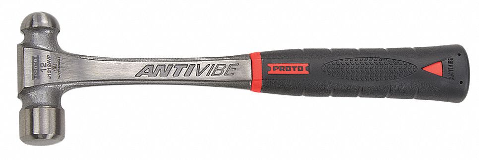 Ball Pein Hammer Steel Steel 12 oz.