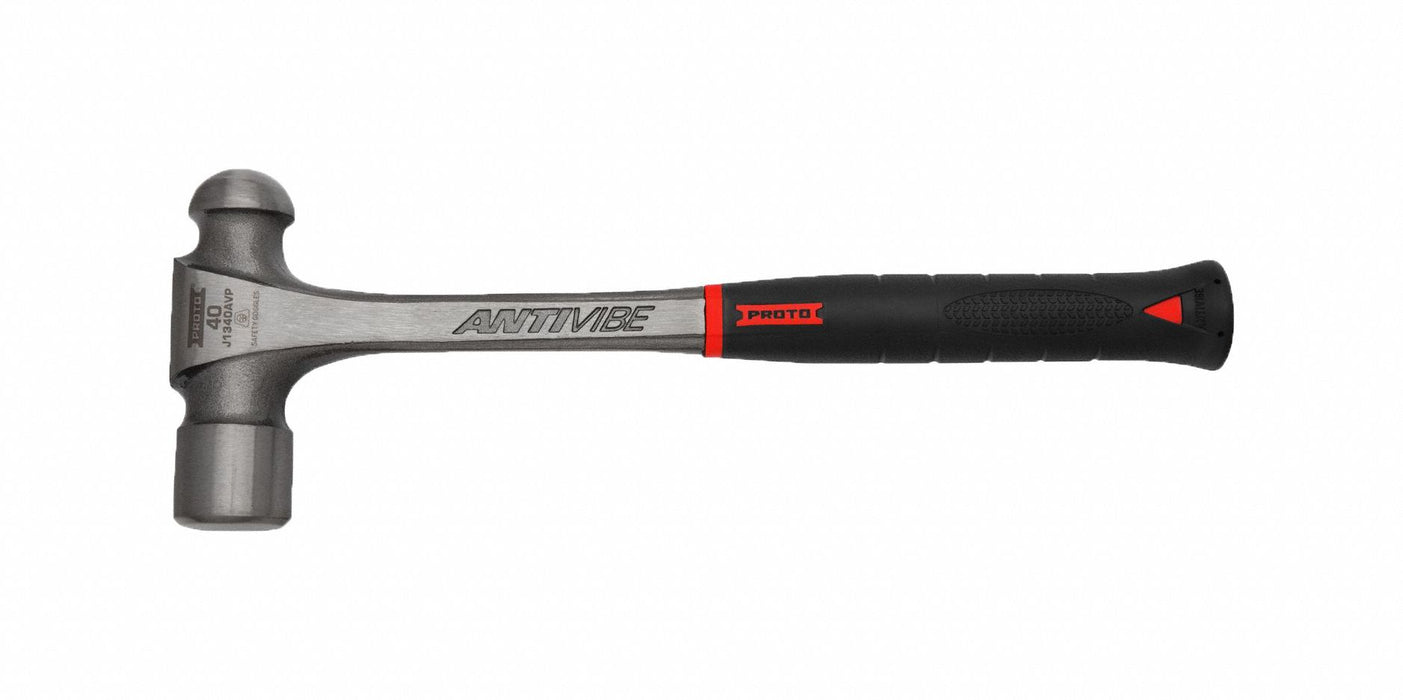 Ball Pein Hammer Steel Steel 40 oz.