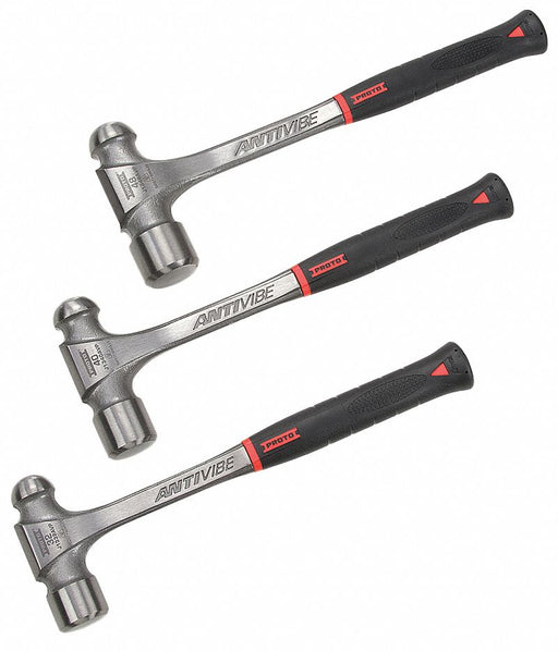 Ball Pein Hammer Set Steel Steel 3 PC