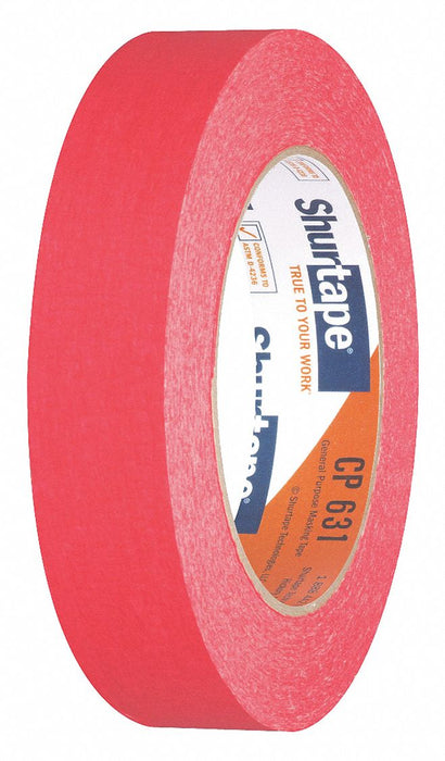 Masking Tape 15/16 W 60 yd L Red PK36