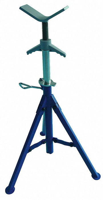 V Head Pipe Stand Adj 1/8-12 in 28-52 in