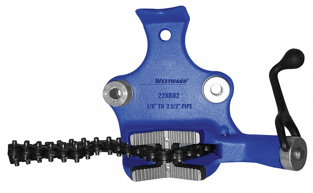 Bench Chain Vise Top Screw 1/8- 2-1/2 in