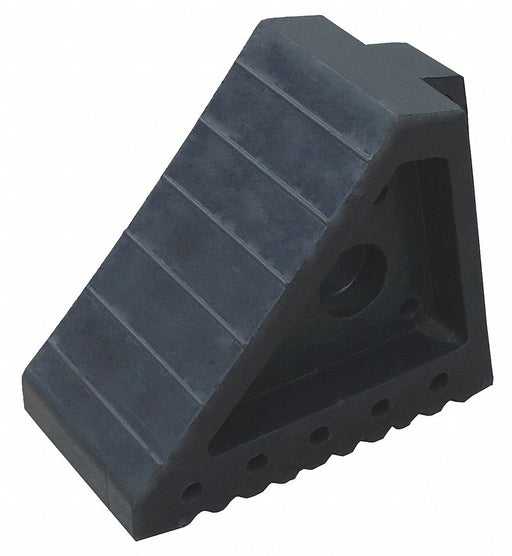 Wheel Chock Molded Rubber Black