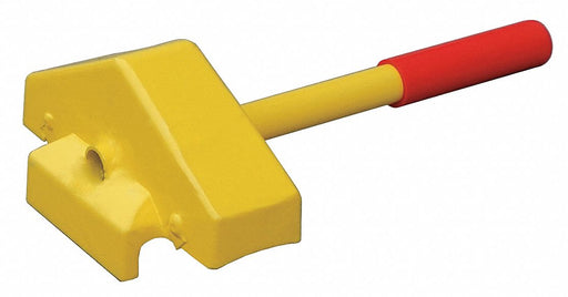 Rail Car Wheel Chock Steel Yellow